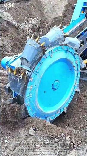 INSANE Bucket Wheel Machine! Mega Excavator Moves Mountains in Seconds 🤯⚙️