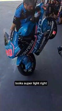 No One Expected How Light Moto3 Bikes Are