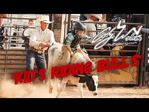 Kid's Riding Bulls - Behind the chutes #77