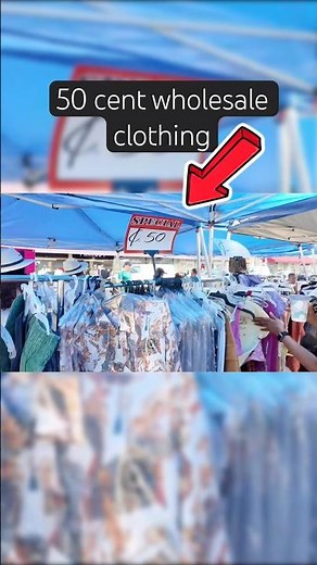 This Vendor Had Racks of 50¢ Clothing 😳
