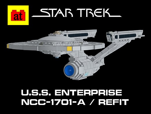 LEGO MOC-123549 Star Trek U.S.S. Enterprise A / refit (Space 2022)