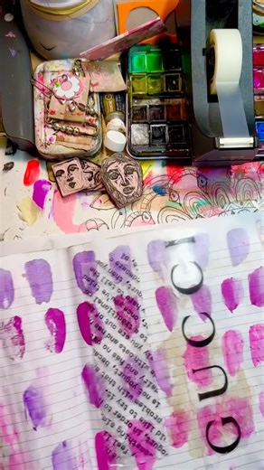 Lesley Iverson on Instagram: "Transparent tapes are the best! I prefer scotch magic tape because it’s not so shiny (pet peave of mine). A ball point pen works great too! You notice the packing tape, I use matte gel to knock back the shine. Just brush it over. #scotchtape #tapeart #ripandtear #artjournalpage #junkjournaling #newideas #creativemind #arttutorial #artinspires #seethrough #creativeflow"