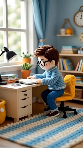 How the little study champion turns his room into an academic triumph!