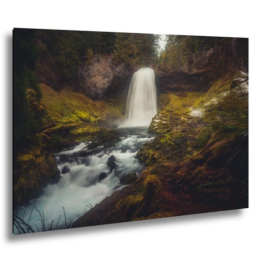 Sahalie Falls Oregon Waterfall Cascade Mountains River Landscape Photo Print Wall Art - Etsy