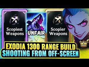 Infinite Range: Completely Untouchable Exodia Jinx Build - 1300 Range | League Arena Gameplay