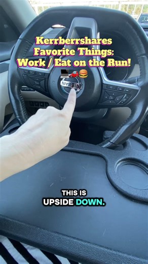 Turn Your Car Into a Desk: Love This Steering Wheel Table On the Go!