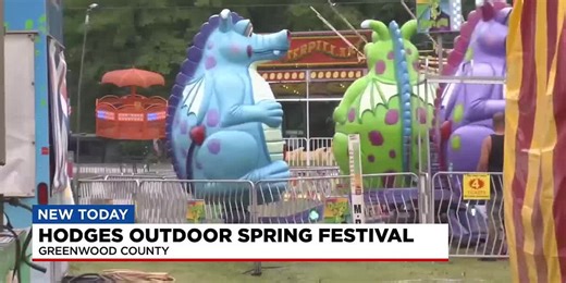 Hodges outdoor spring festival in Greenwood Co.