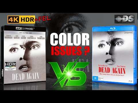 Color Issues Again... 4K UHD HDR Blu-ray REVIEW & ANALYSIS | Dead Again 1991