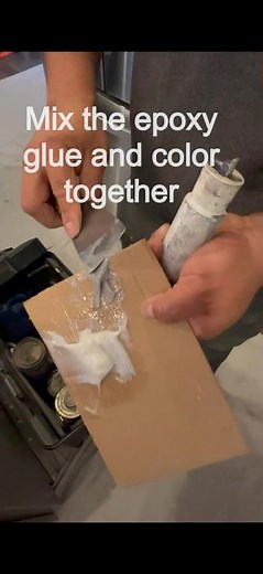 How to Fix Chip in a Quartz Countertop #shorts #short #kitchen