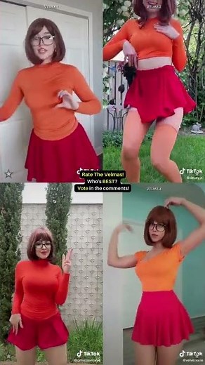 Rate the Girls: Best Velma Cosplay - TikTok Dance Contest - Scooby Doo #1 🧡👻🧛‍♂️
