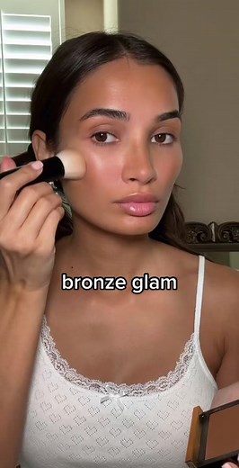 Bronze Glam Makeup Tutorial with Lashes | GRWM