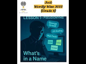 Wordly Wise 8 Lesson 1 | Vocabulary & Examples