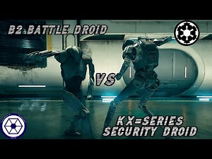 B2 Battle Droid VS KX-Series Security Droid - Star Wars: Jedi Survivor NPC Arena Battles
