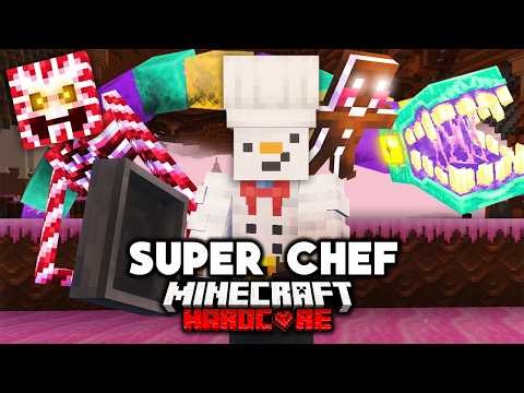 I Survived 100 Days as a SUPER CHEF in Minecraft Hardcore