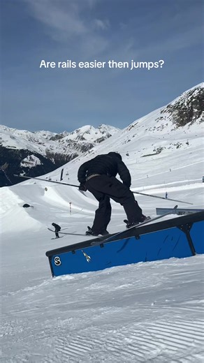 Are Rails Easier Than Jumps in Freestyle Skiing?