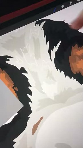 Graphic Design student Rowan draws pet portraits during lockdown