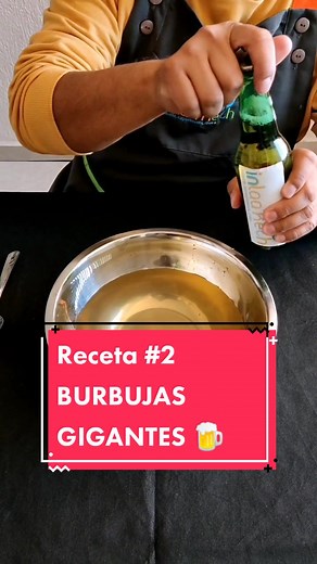 Burbujas Gigantes: Receta Divertida con Cerveza 🍺