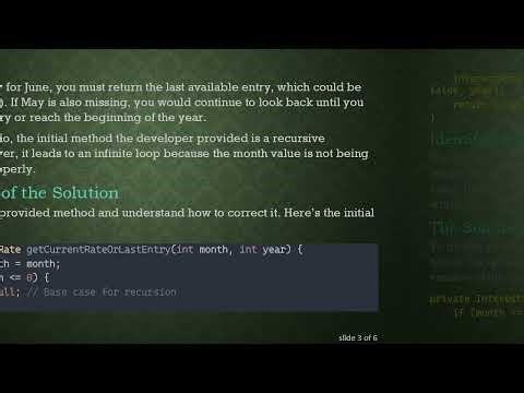 Solving the Interest Rate Lookup Problem in Java: Finding Values with a Fall-back