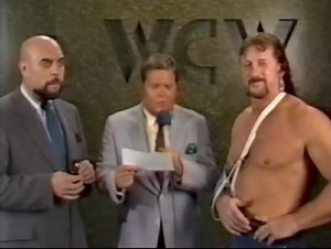 265K views · 4K reactions | #OnThisDay in 1989: Terry Funk finds out his punishment for his attack on Ric Flair | RassleRama | Facebook