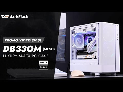 【darkFlash】DB330M Mesh M-ATX PC Case showcase
