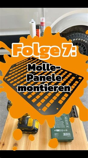 Mehr Stauraum im Crafter/TGE: MOLLE-Panel easy montieren! #crafter #molle #mantge