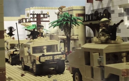 【搬/定格动画】乐高伊拉克战争（中字）