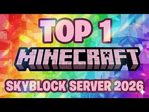 TOP 1 MINECRAFT SKYBLOCK SERVER 2026 w/ FREE CRATE KEYS! *2026 | 1.12.10 (BEDROCK/JAVA)