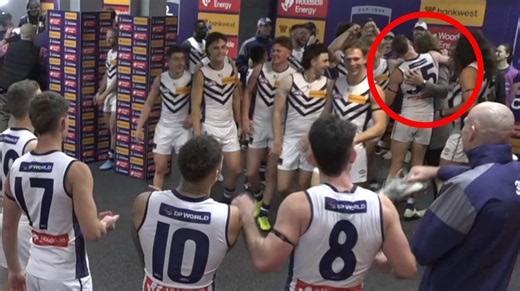 Nat Fyfe returns to Fremantle rooms