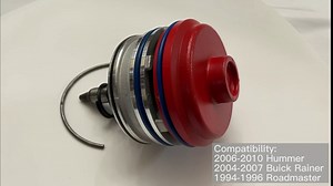 LOSTAR Servo Piston Assembly with Cover and Snap Ring Compatible with 1982-2014 Corvette 700R4 4L65E 4L70E 4L60E Transmissions