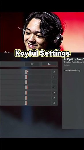 Koyful Apex Settings - #apexlegends #apex #apexsettings #settings #sensitivity #köy #gaming #twitch