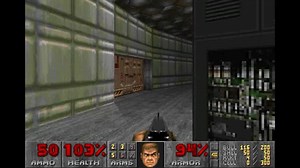 毁灭战士1UV难度全隐藏手枪开局全流程E1M7: Computer Station