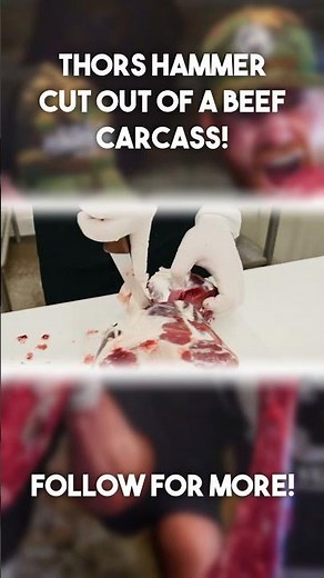 Cutting a Beef Thor's Hammer! 🔥🔪 #shorts