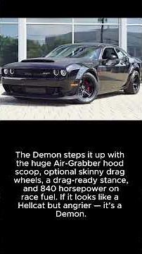 How To Spot: Hellcat vs Demon vs Demon 170 — Mopar’s Final Evolution