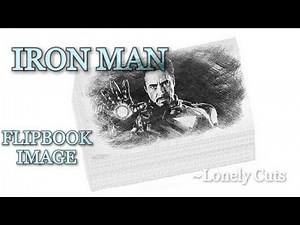 IRON MAN FLIP BOOK DRAWING💙PREPARATION BY PHONE💚MARVEL FLIP BOOK DRAWING ❤TONY STARK FLIP BOOK IMAGE
