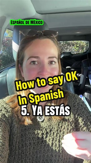 Here’s a few ways to say OK in Spanish. My dialect is from Mexico and slang is regional 🥰 . . . #fyp #foryoupage #spanish #learnspanish #mexicanslang