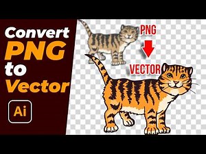 Easily Convert PNG to VECTOR | Change PNG Color in Illustrator