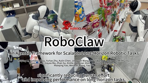 RoboClaw：An Agentic Framework for Scalable Long-Horizon Robotic Tasks