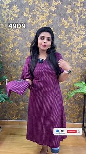 5.9K views · 169 reactions | YeaMe Rayon Casual Kurti / Dress(4909)@...