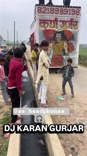 DJ KARN GUJJAR 💥 sound testing 👿 use headphones 🎧 hard bass short#tranding#hardbass#virl