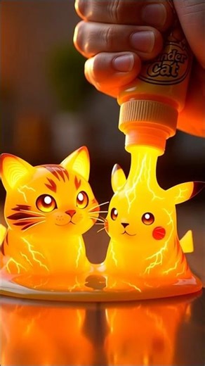AMAZING!!😱 PIKACHU Thunder Cat! #catvideos #youtubeshorts #pikachu #magic #thunder
