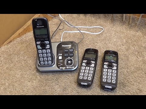 Panasonic KX-TG7731 Bluetooth DECT 6 Plus Cordless Phone | Initial Checkout
