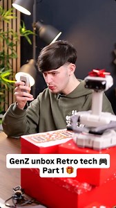 We gave these Gen Z creators gift boxes filled with retro tech to see how they’d react… Does this make you feel old? 👀 Check out part 2 tomorrow! #genz #millenial #tech #gaming #retro | CeX
