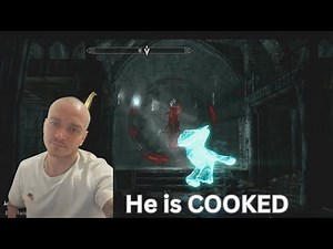 🦇 Defeating Mister Dracula in Skyrim… My First Time Facing Him!