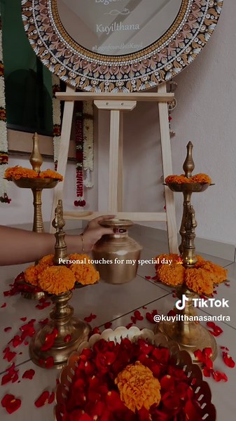 Special Day Personal Touches: Tamil Bridal Ceremony 🍁✨