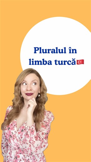 Pluralul în limba turcă🇹🇷 Sufixul pluralul lui limba turcă este -lar /-ler, în funcție de armonia vocalelor. Dacă ultima vocală a substantivului este: - a, ı, o, u ➡️ -lar - e, i, ö, ü ➡️ -ler 🚨Desigur că există și câteva excepții de la regulă, o astfel de excepție fiind cuvântul “saat” al cărui plural este “saatler”. Acum este rândul vostru 😍 Scrieți-mi în comentarii pluralul cuvântului ders👇 #türkçe #limbaturcă #gramatica #plural