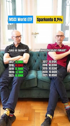 Etf vs Sparkonto