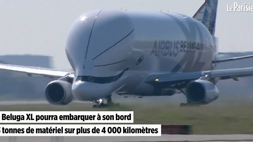 Le Béluga XL, l'avion gigantesque d'Airbus, vient de faire son premier vol (et c'est un beau bébé) : | Le Parisien