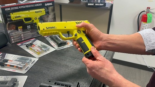 Watch SABRE Pepper Projectile Launcher Tutorial on Amazon Live