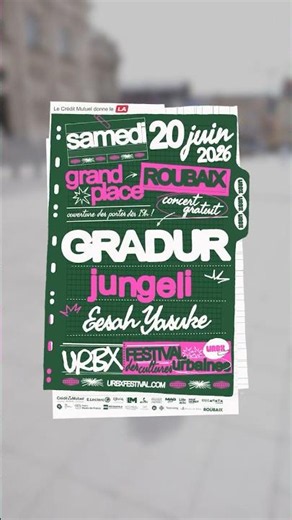 The URBX festival is back in Roubaix for its 5th edition