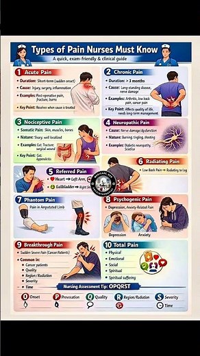 Different Types of Pain in Human Body | Sharp, Dull, Referred Pain🫣